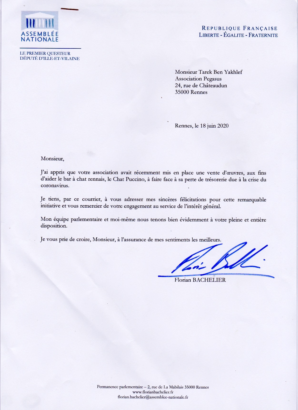 Lettre-député Bachelier